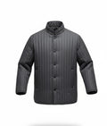 Men's Gray Quilted Liner Jacket