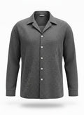 Men's Gray Speckled Donegal Shirt
