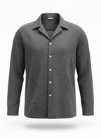 Men's Gray Speckled Donegal Shirt
