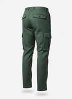 Men's Green Heavy Twill Cargo Pants