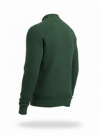 Men's Green Mock-Neck Sweater