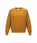 Men's Yellow Waffle-Knit Cotton Sweater